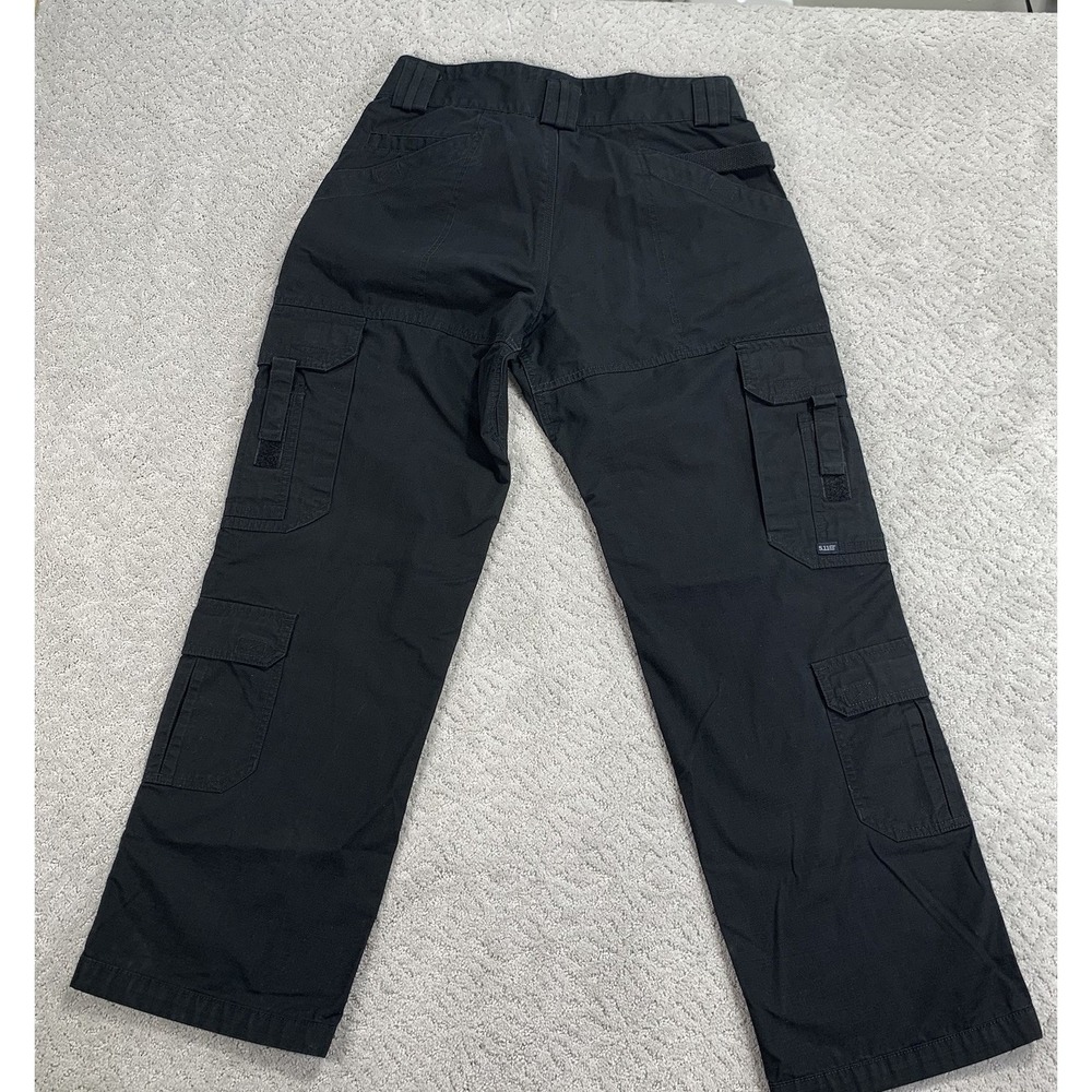 5.11 Tactical Womens Taclite Cargo EMS Pants Black Size 12 64369 Ripstop - Picture 2 of 8